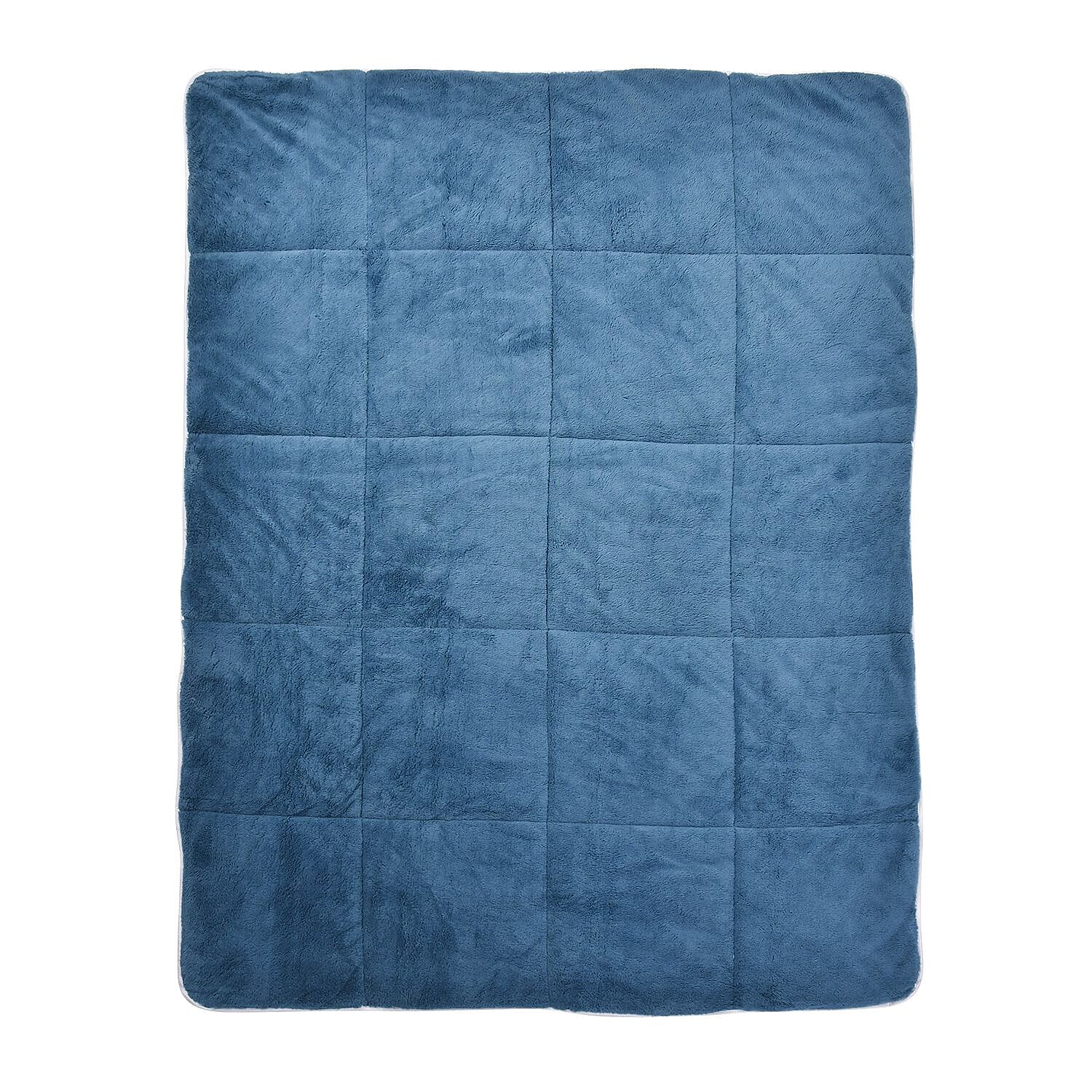 Luxury Edition - Teddy Fleece Quilted Mattress Enhancer - Grey