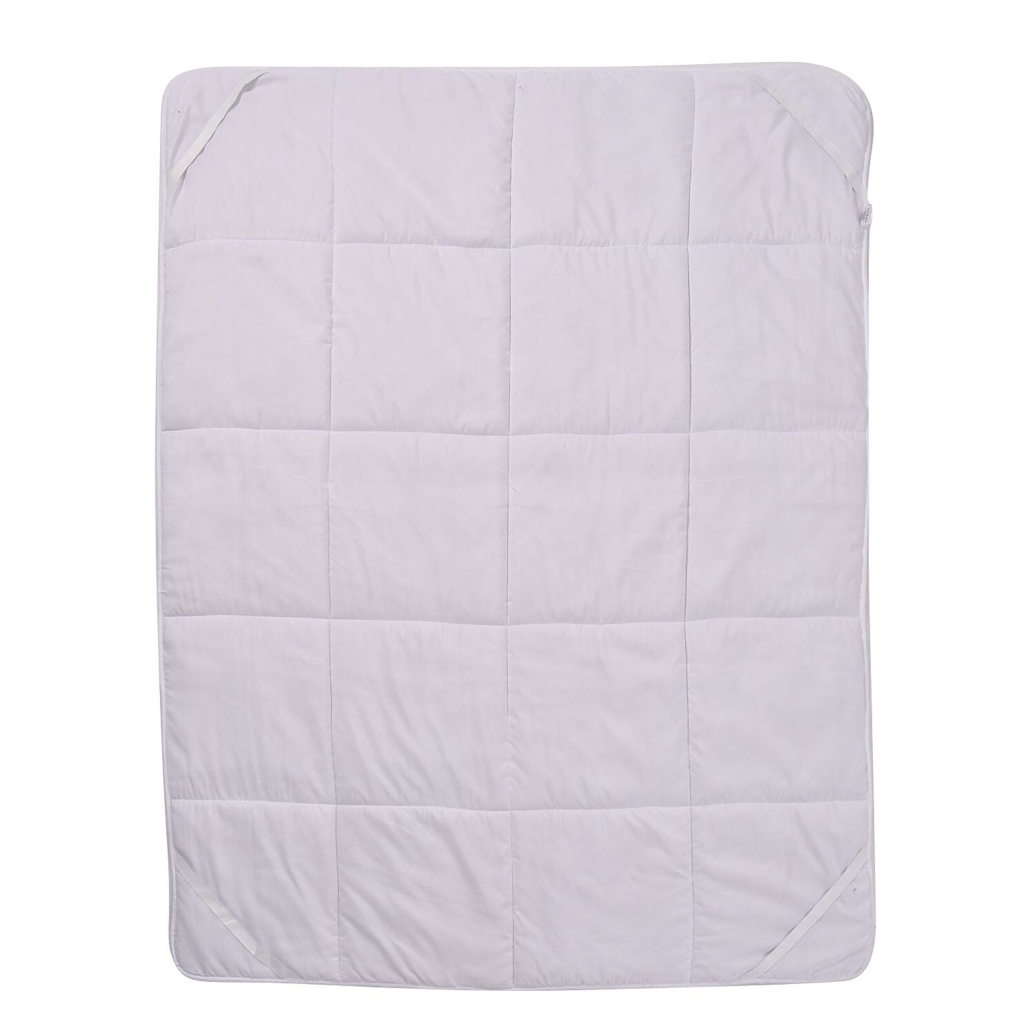 Luxury Edition - Teddy Fleece Quilted Mattress Enhancer - Grey