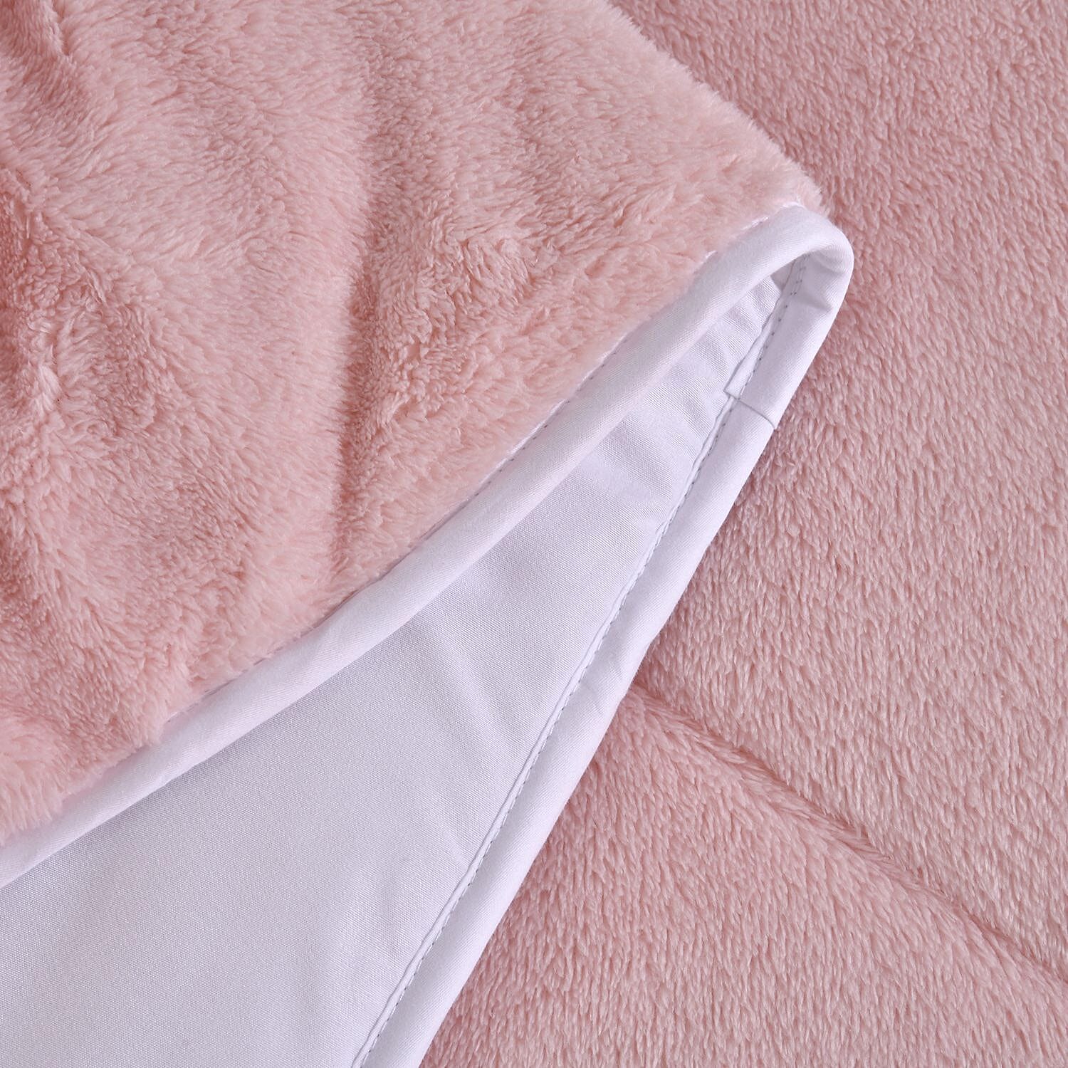 Luxury Edition - Teddy Fleece Quilted Mattress Enhancer - Grey