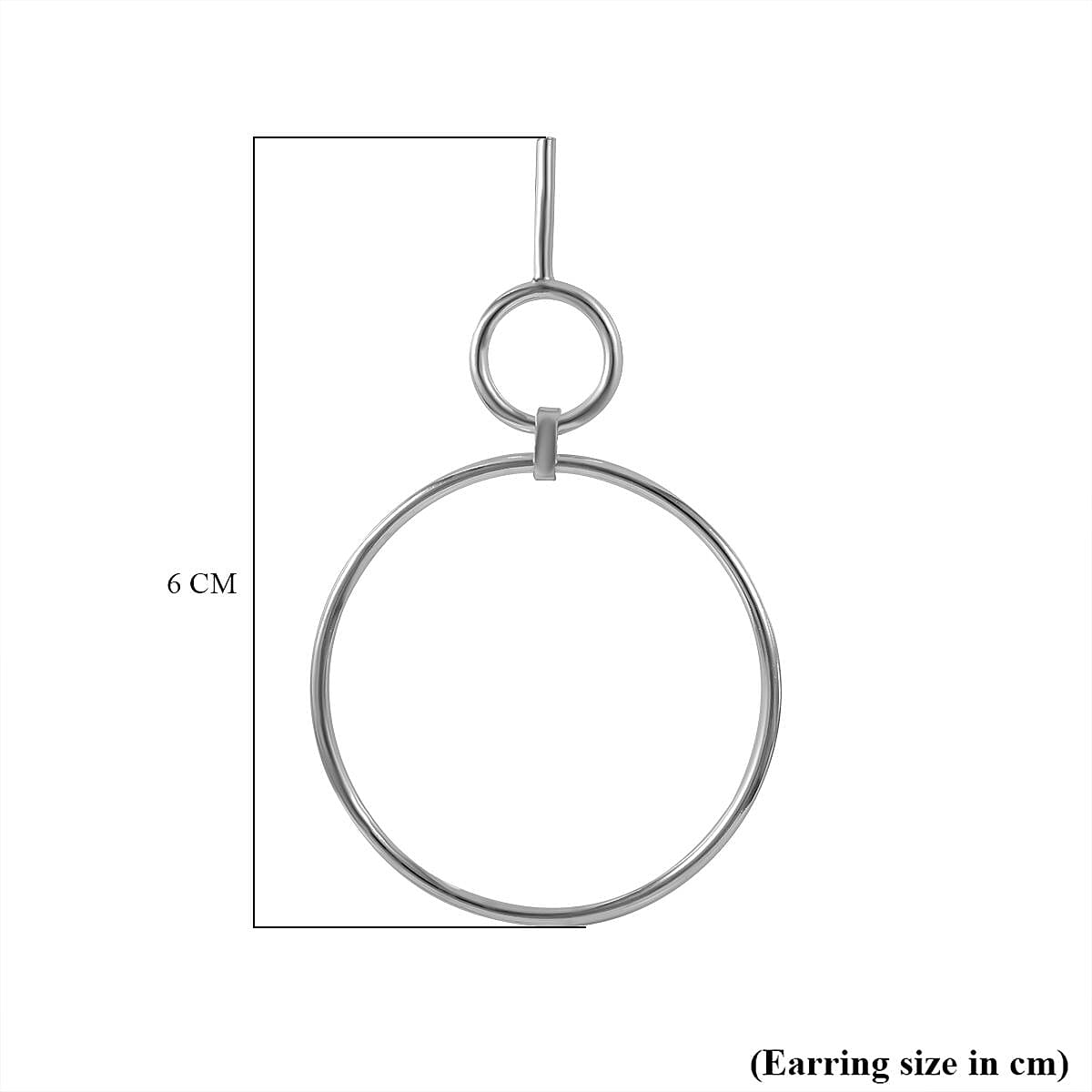 Bangkok Closeout - Sterling Silver Circle Dangle Earrings