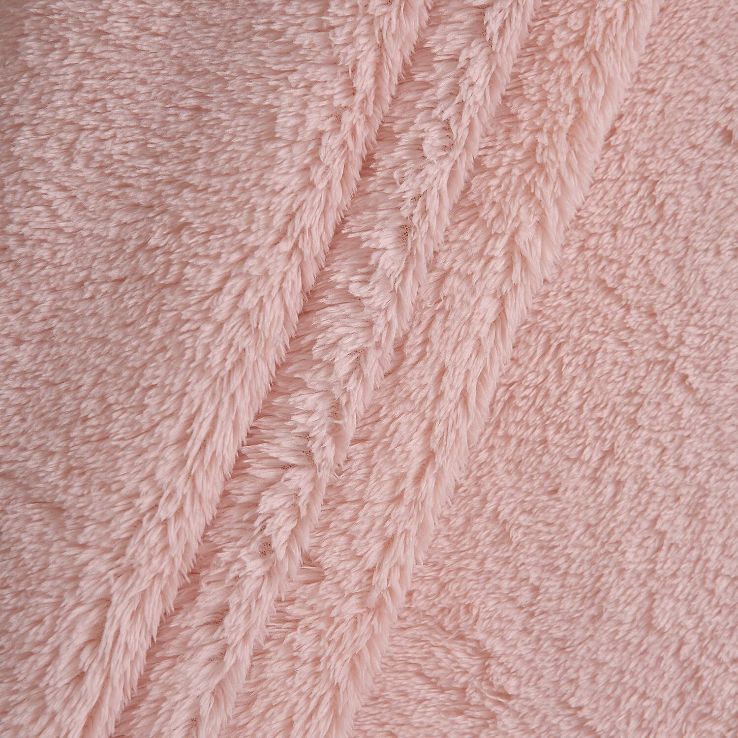 Luxury Edition - Set of 4 Teddy Fleece Cushion Covers - Pink