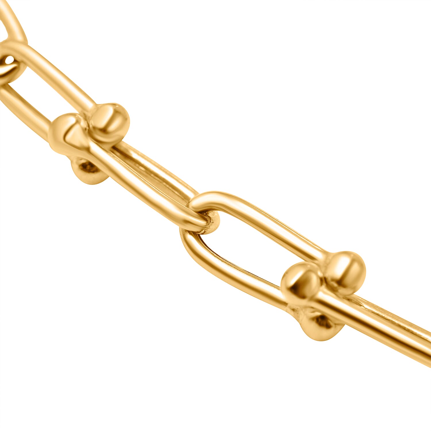 Maestro Collection 9K Yellow Gold Hardware Necklace (Size - 20), Gold Wt. 13.08 Gms