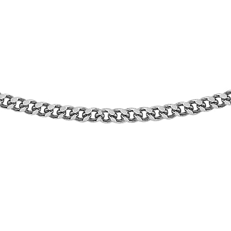 9K White Gold  Chain (Size - 20),  Gold Wt. 2.4 Gms