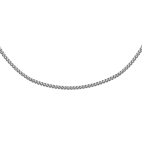 9K White Gold  Chain (Size - 20),  Gold Wt. 2.4 Gms