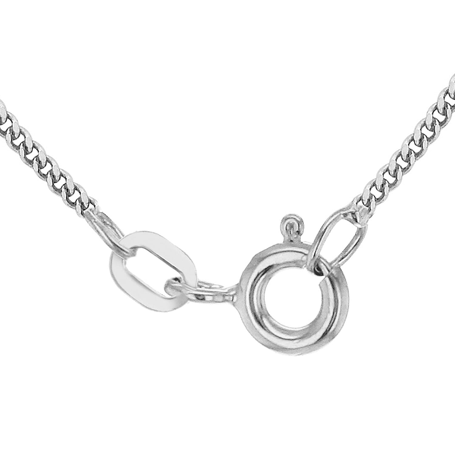 9K White Gold  Chain (Size - 20),  Gold Wt. 2.4 Gms