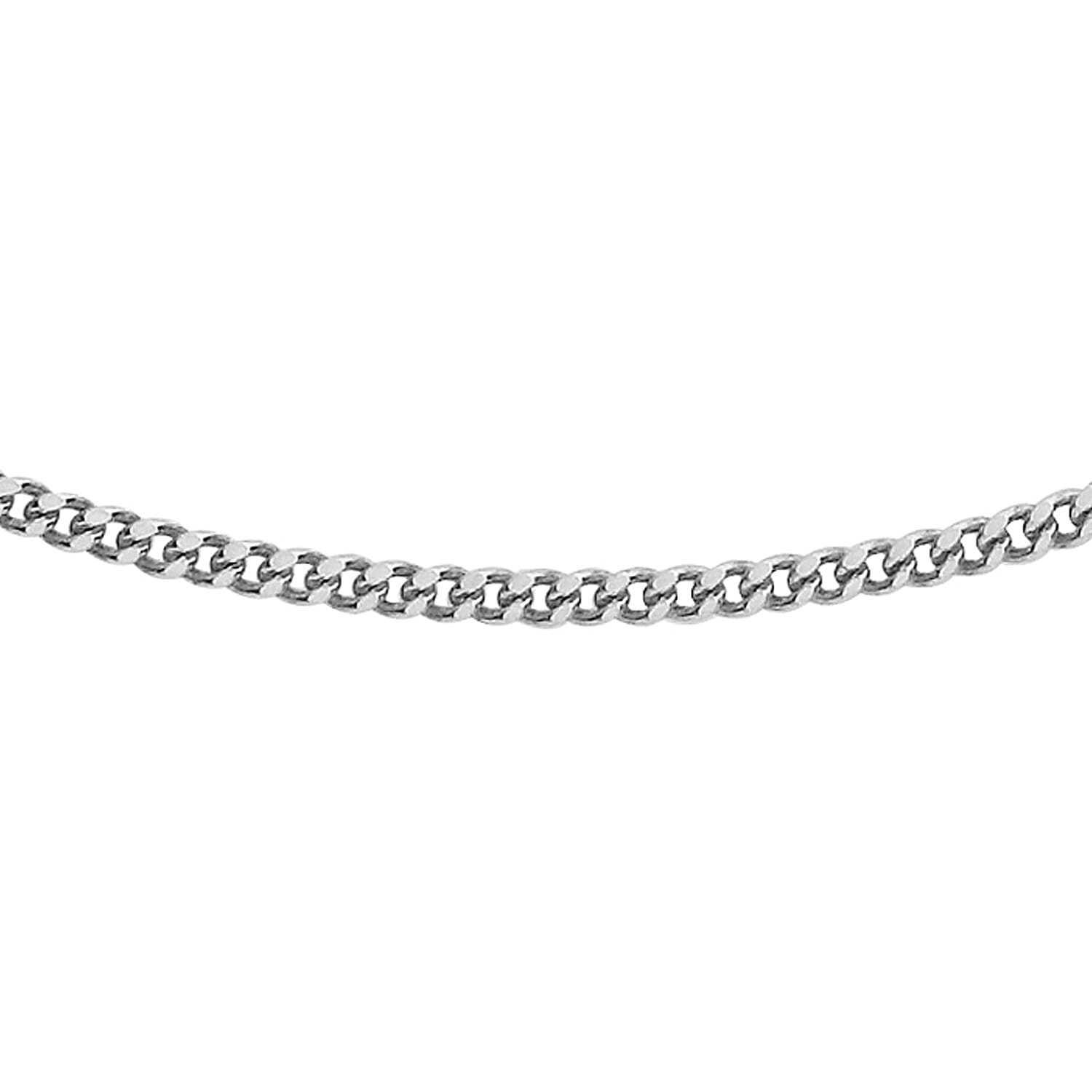 9K White Gold  Chain (Size - 22),  Gold Wt. 2.6 Gms