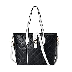 Designer Inspired Embossed Quilted Crossbody Bag with Gold Tone Hardware - Pink