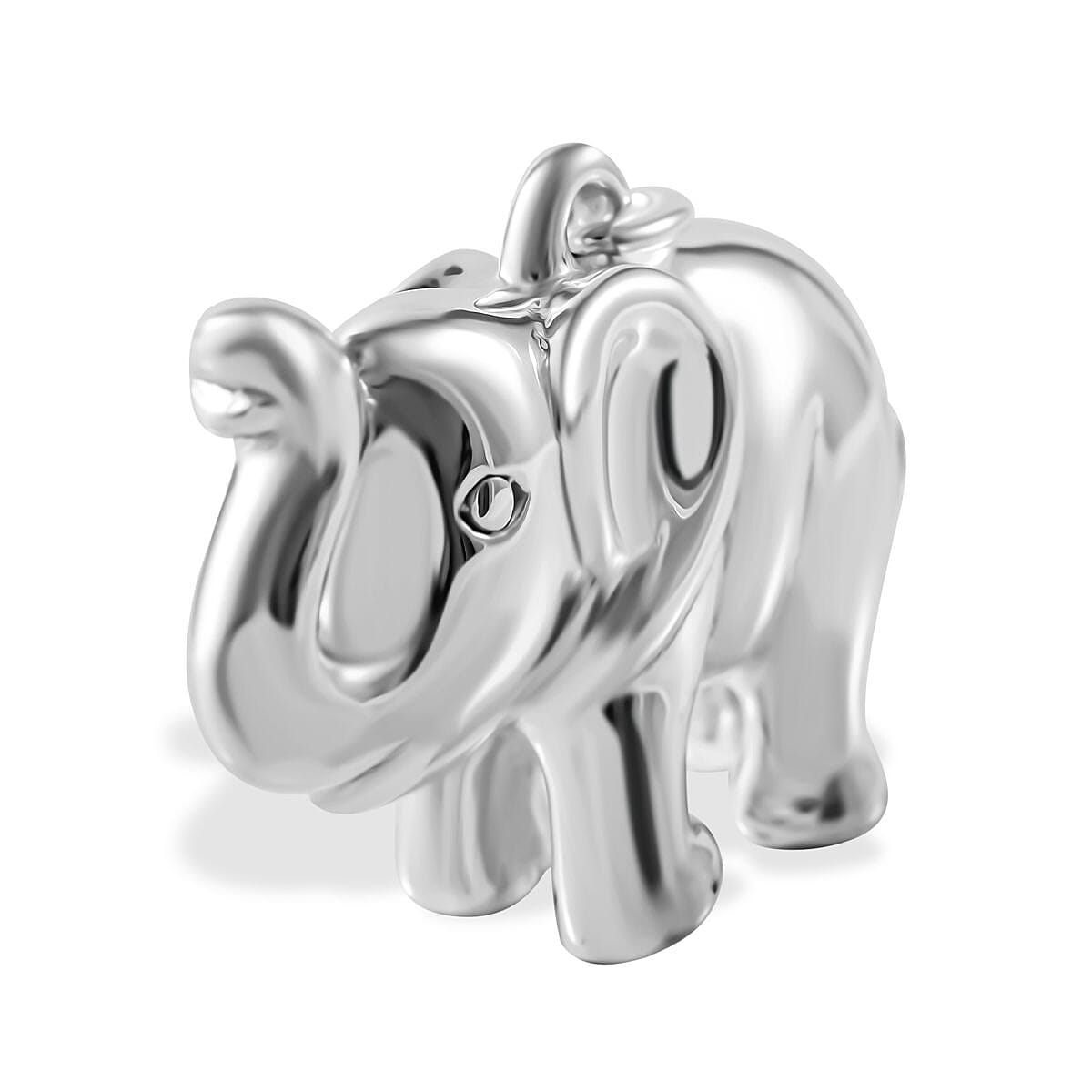  Bangkok Closeout - Sterling Silver Elephant Pendant. Silver Wt 10.00 Gms