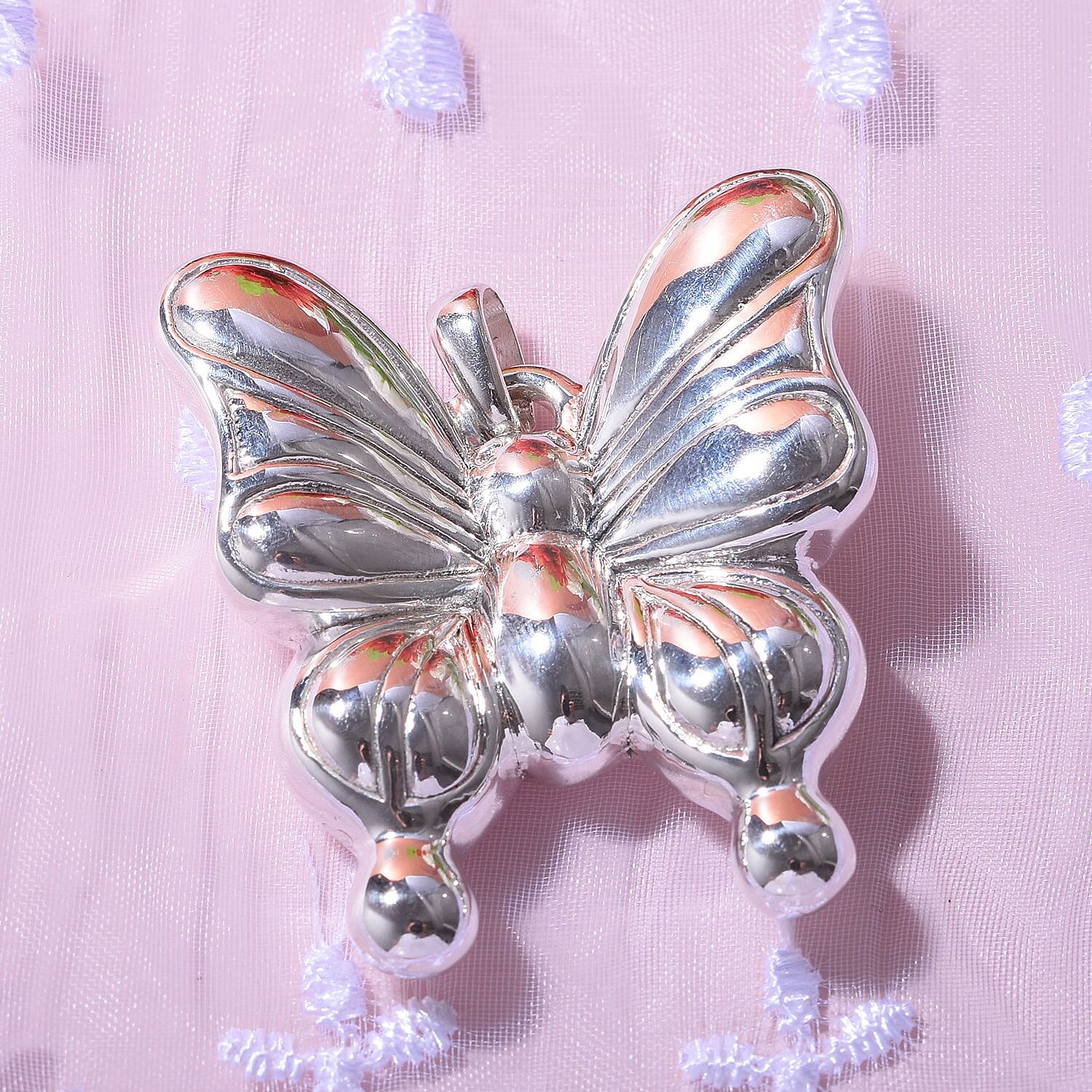 Sterling Silver Butterfly Pendant, Silver Wt. 8.5 Gms