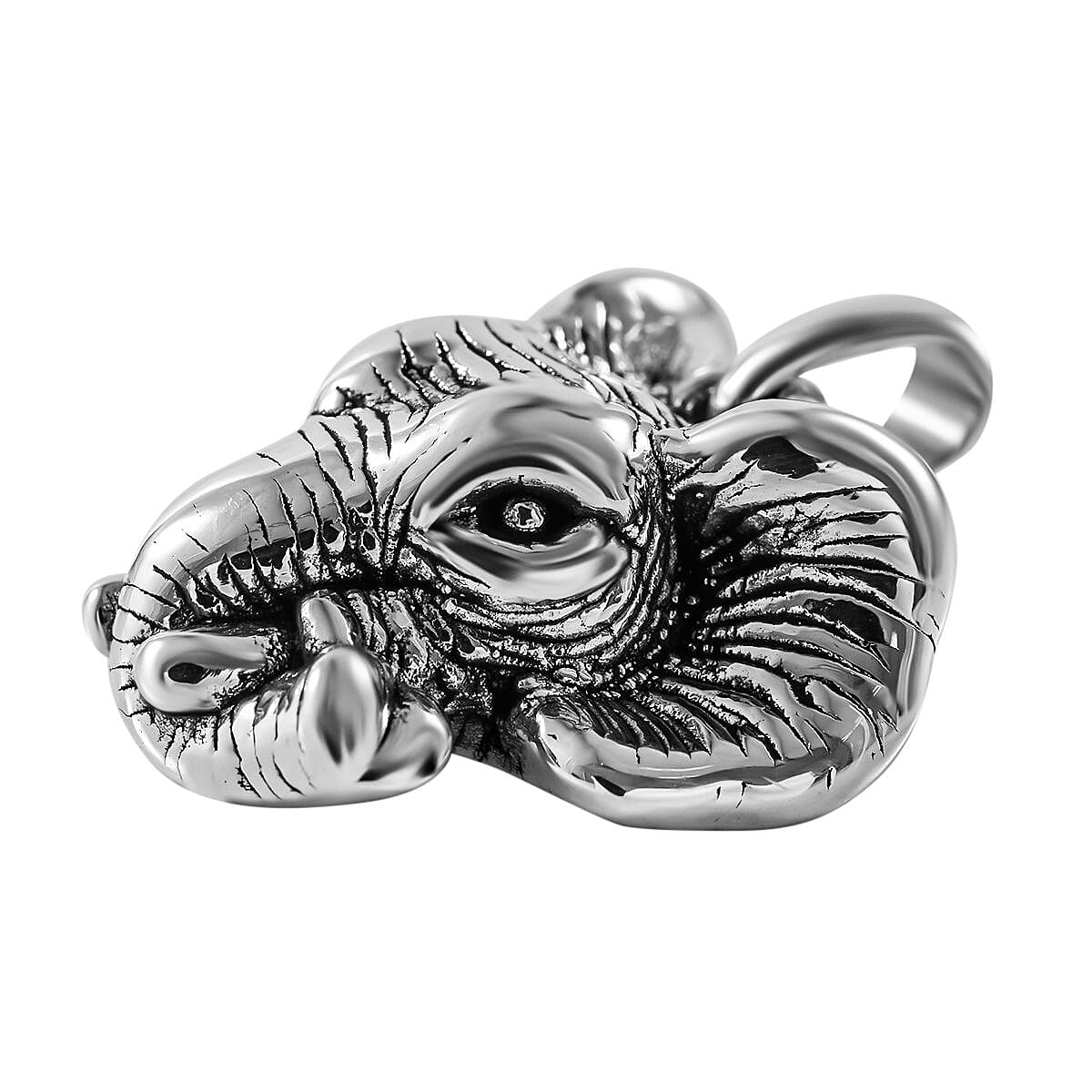 Bangkok Closeout - Sterling Silver Elephant Head Pendant