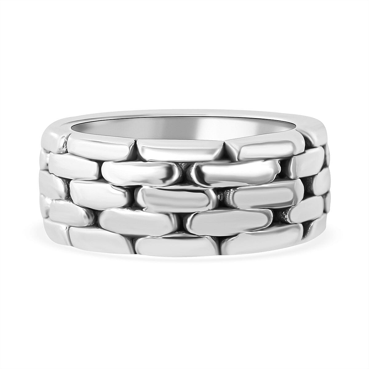 Bangkok Closeout - Sterling Silver Panther Link Ring