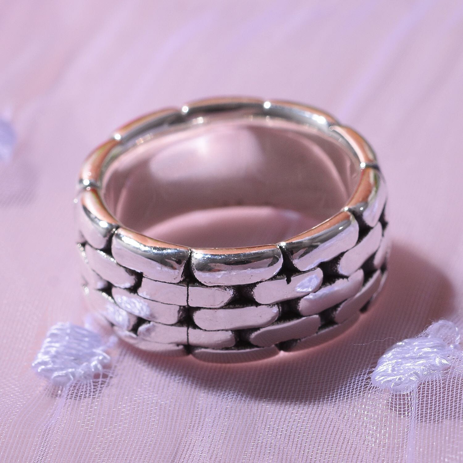 Bangkok Closeout - Sterling Silver Panther Link Ring