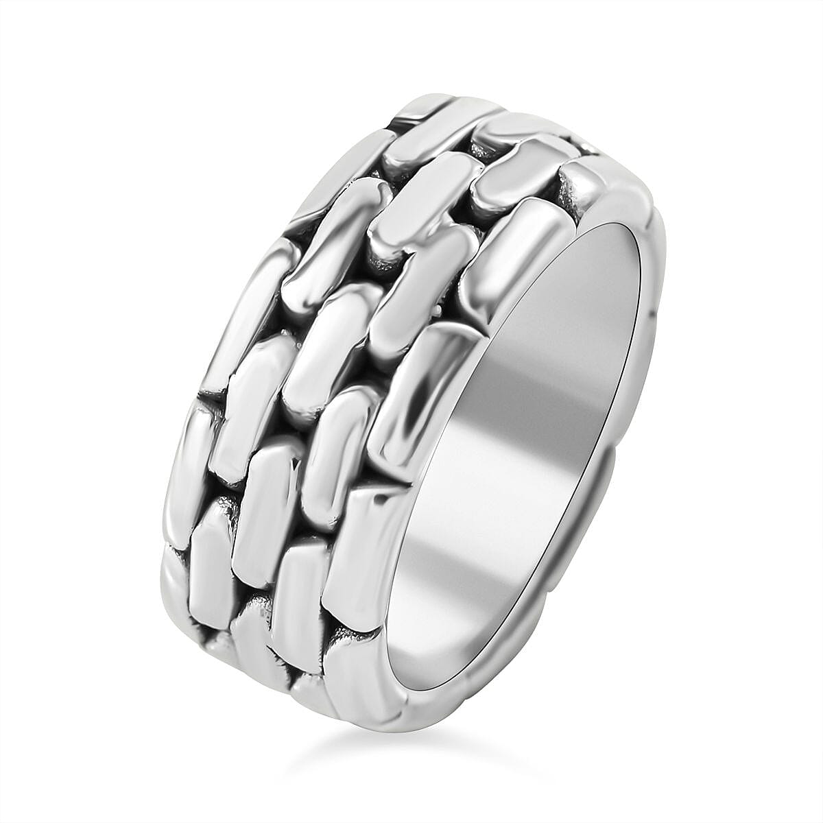 Bangkok Closeout - Sterling Silver Panther Link Ring