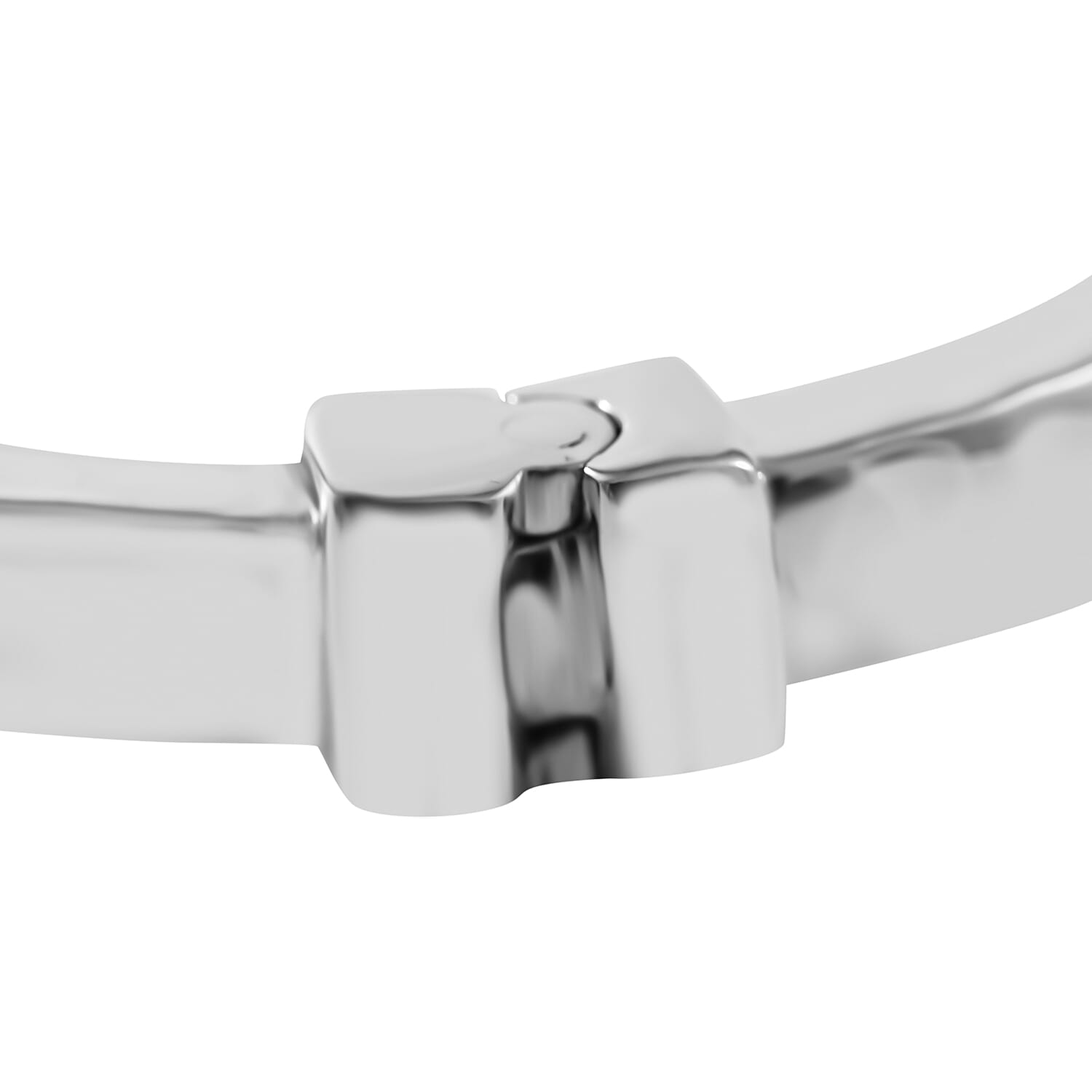 Sterling Silver Flat Bangle (Size - 7.5), Silver Wt. 12 Gms