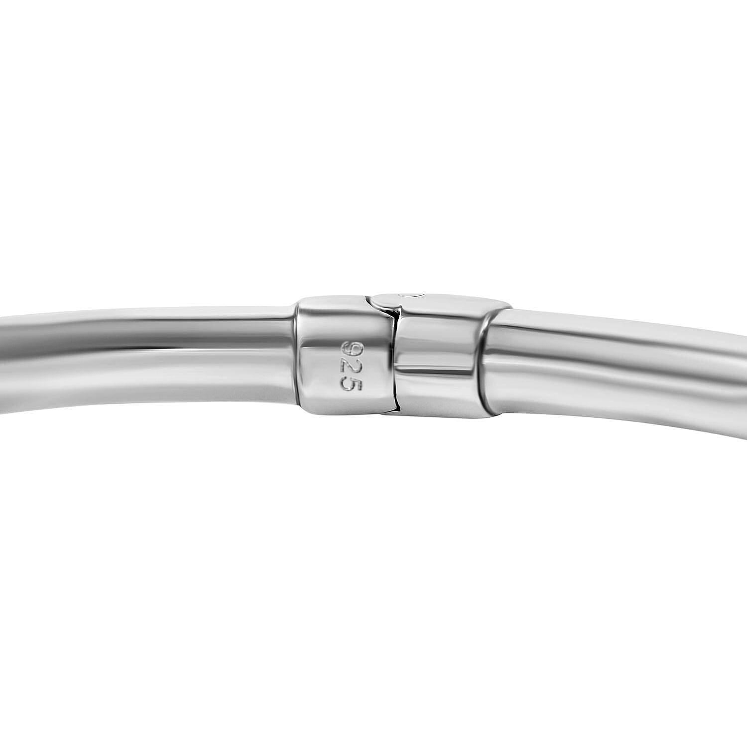 Bangkok Close Out Deal- Sterling Silver Elephant Bypass Bangle, Silver Wt. 13.65 Gms