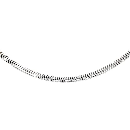 Sterling Silver Round Snake Chain 20 Inch