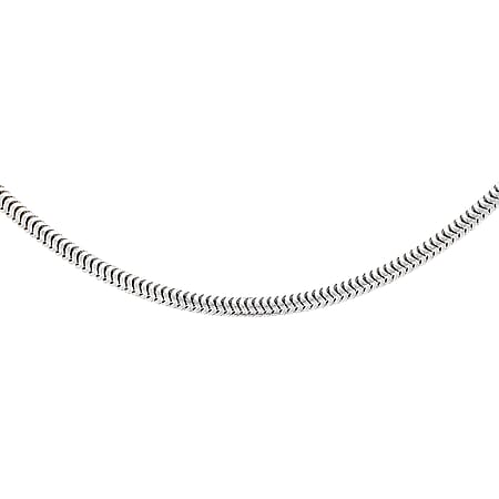 Sterling Silver Round Snake Chain 30 Inch