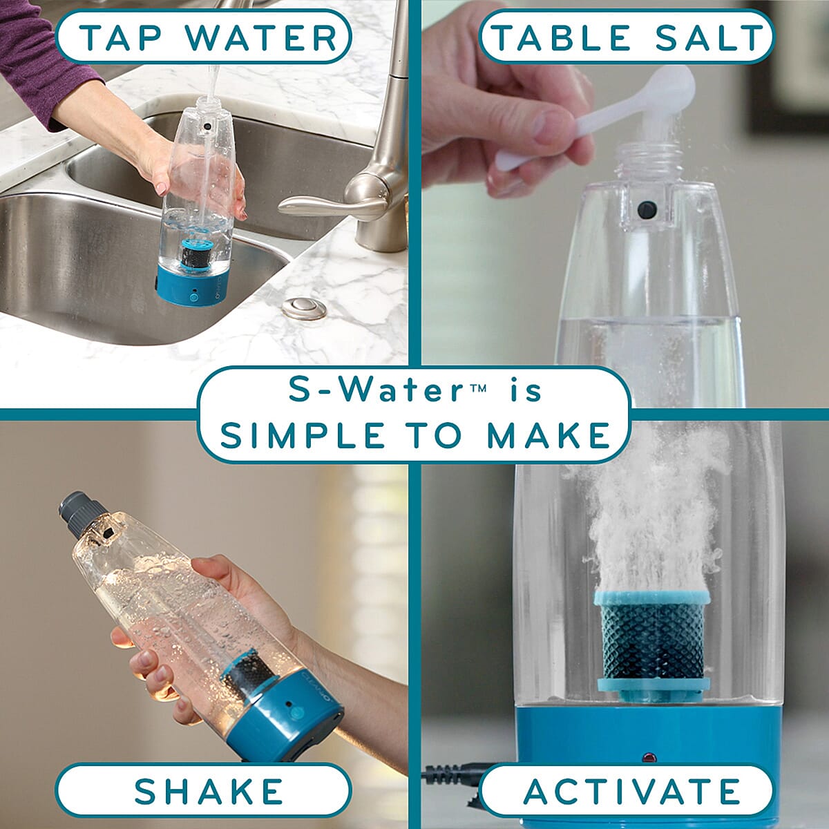 Exclusive 14 Piece H20 E3 Multi-Purpose Cleaning Kit with Surface Cleaner, Mop, Replacement Cloths PLUS Microfibre Cloths