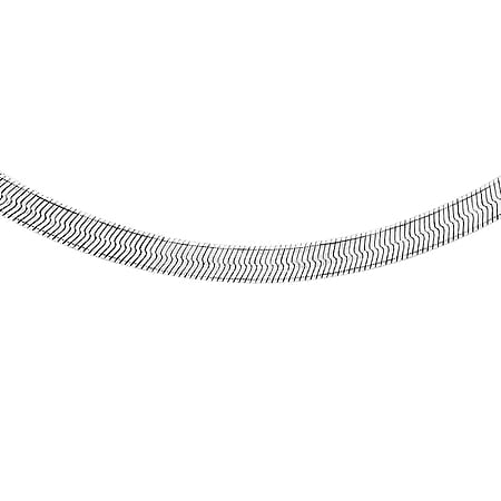 Sterling Silver 3.1mm Flat Snake Chain 16 Inch