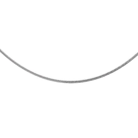 Sterling Silver Round Snake Chain 18 Inch