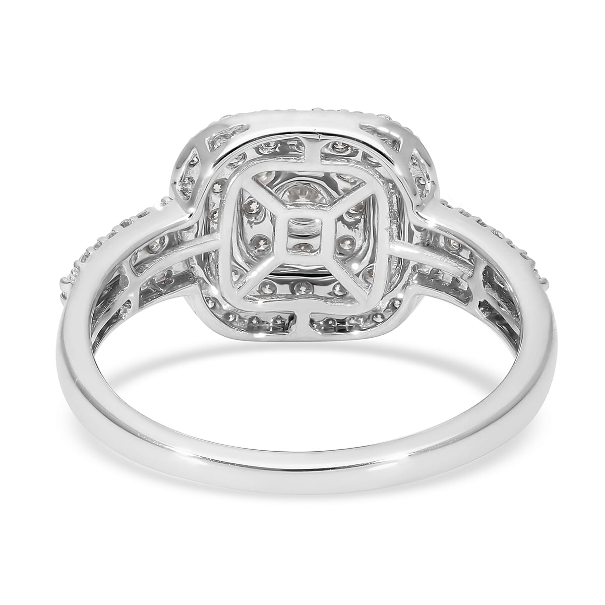 RHAPSODY 950 Platinum IGI Certified Diamond (VS-E-F) Ring 1.00 Ct.