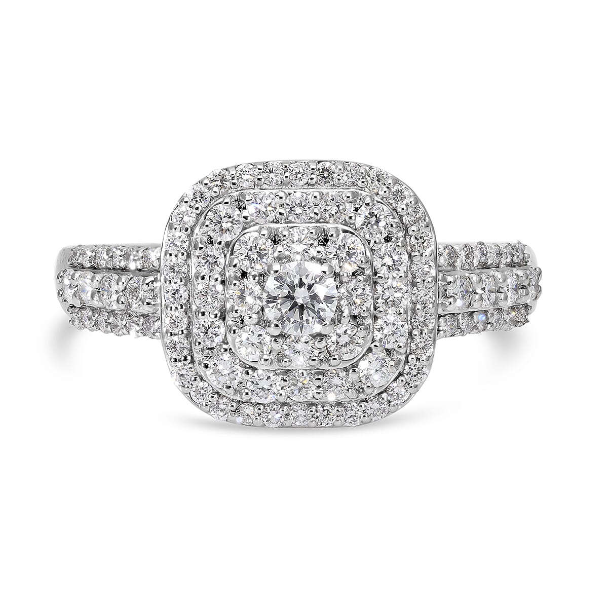 RHAPSODY 950 Platinum IGI Certified Diamond (VS-E-F) Ring 1.00 Ct.