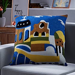 Cushion cover with full emb with zipper Picasso Embroidery 