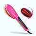 Procabello: Hair Straightening Brush Heated Ceramic Straightener Comb - Pink