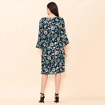 https://tjcuk.sirv.com/Products/75/9/7597513/TAMSY-Floral-Pattern-Womens-Midi-Dress-Black-Teal-and-Multi_7597513_1.jpg?w=342&h=342