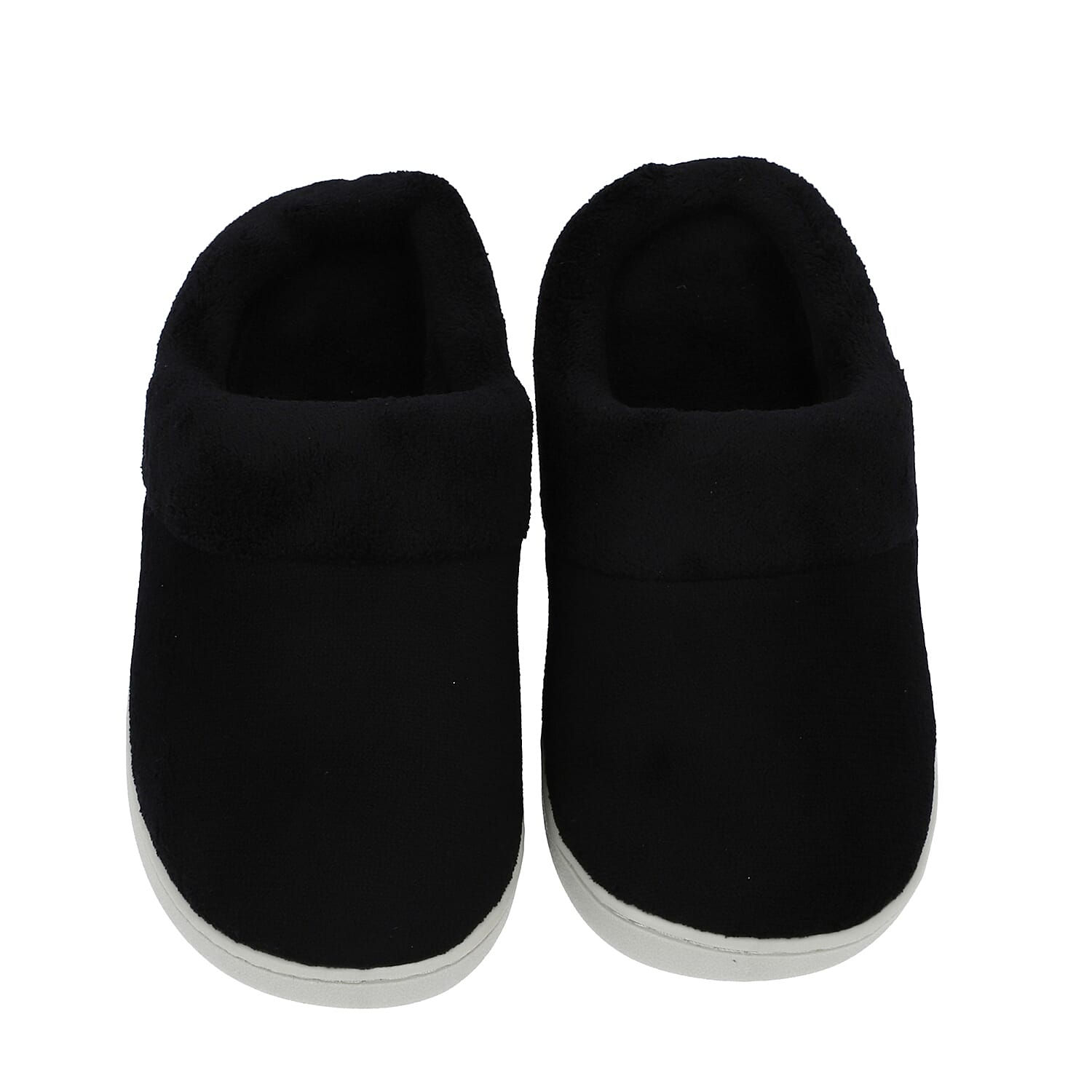 Memory Foam Home Slippers - Black