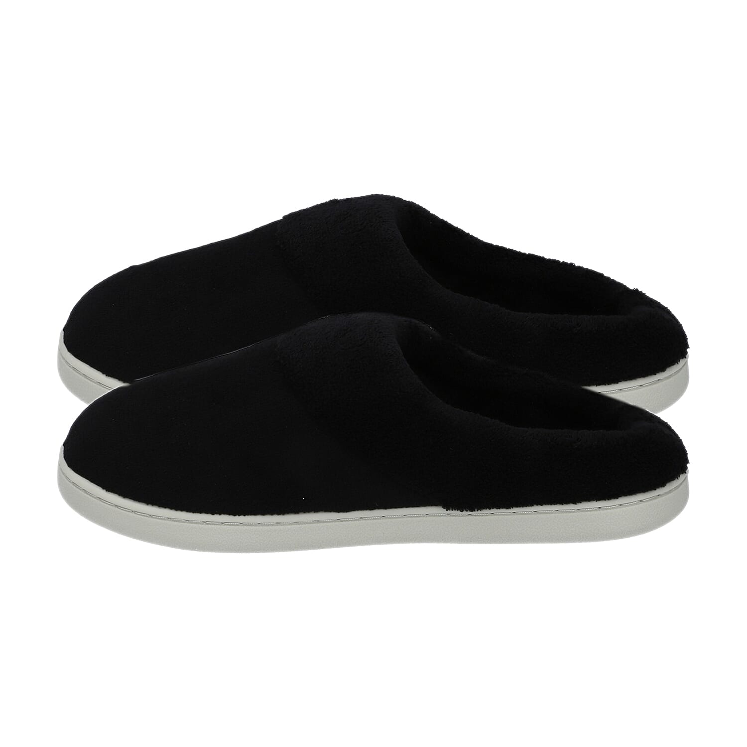 Memory Foam Home Slippers - Black