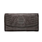 RIVER Genuine Crocodile Leather Bag with Magnetic Lock - Black