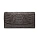 RIVER Genuine Crocodile Leather Bag with Magnetic Lock - Black