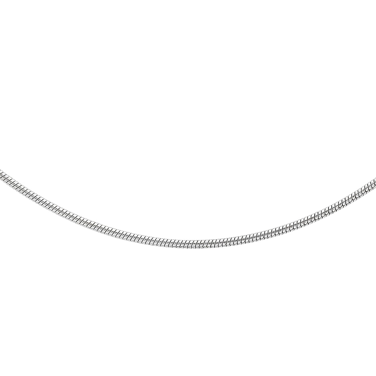 Sterling Silver Round Snake Chain (Size - 22)