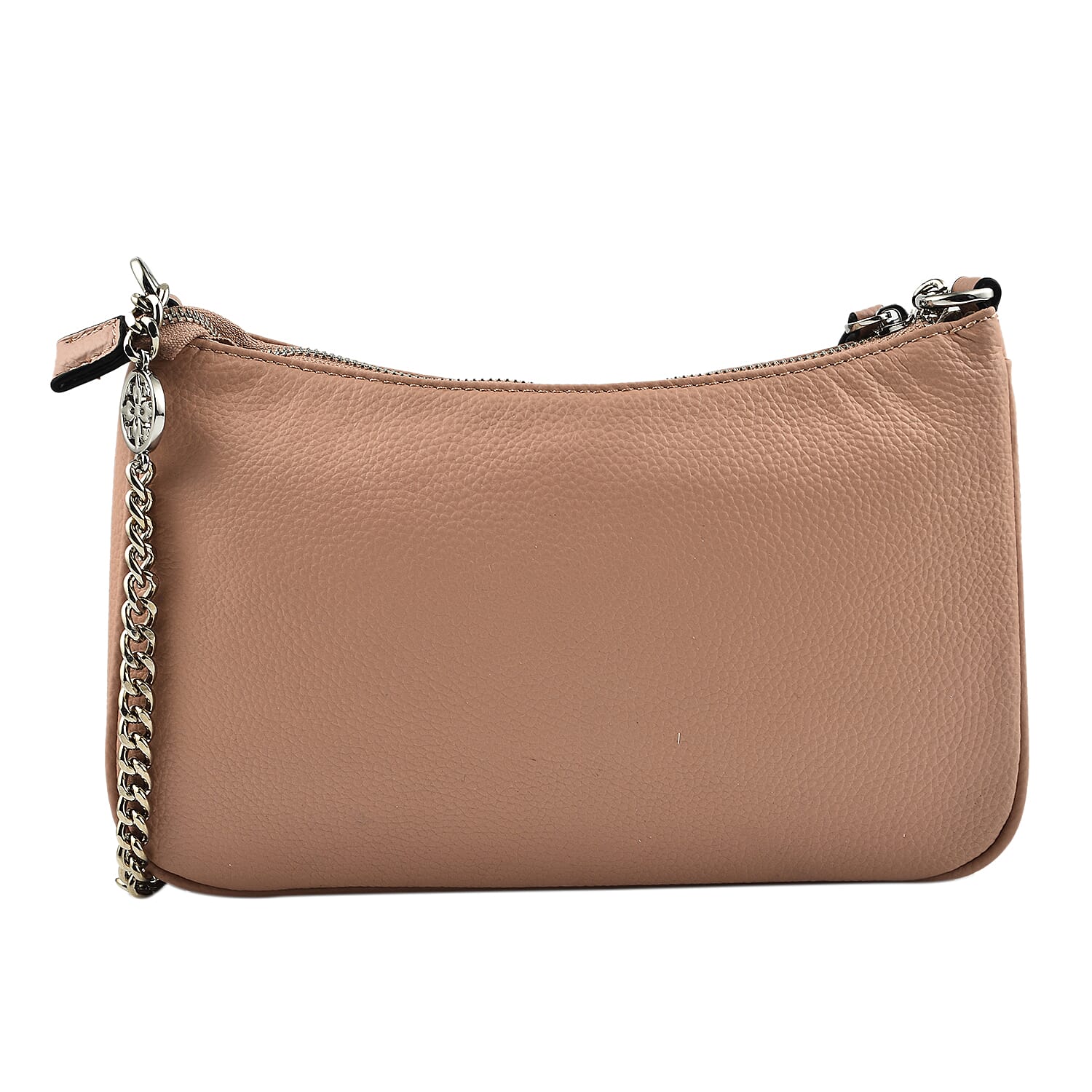KTD by KenzoTakada Leather Shoulder Bag - Nude