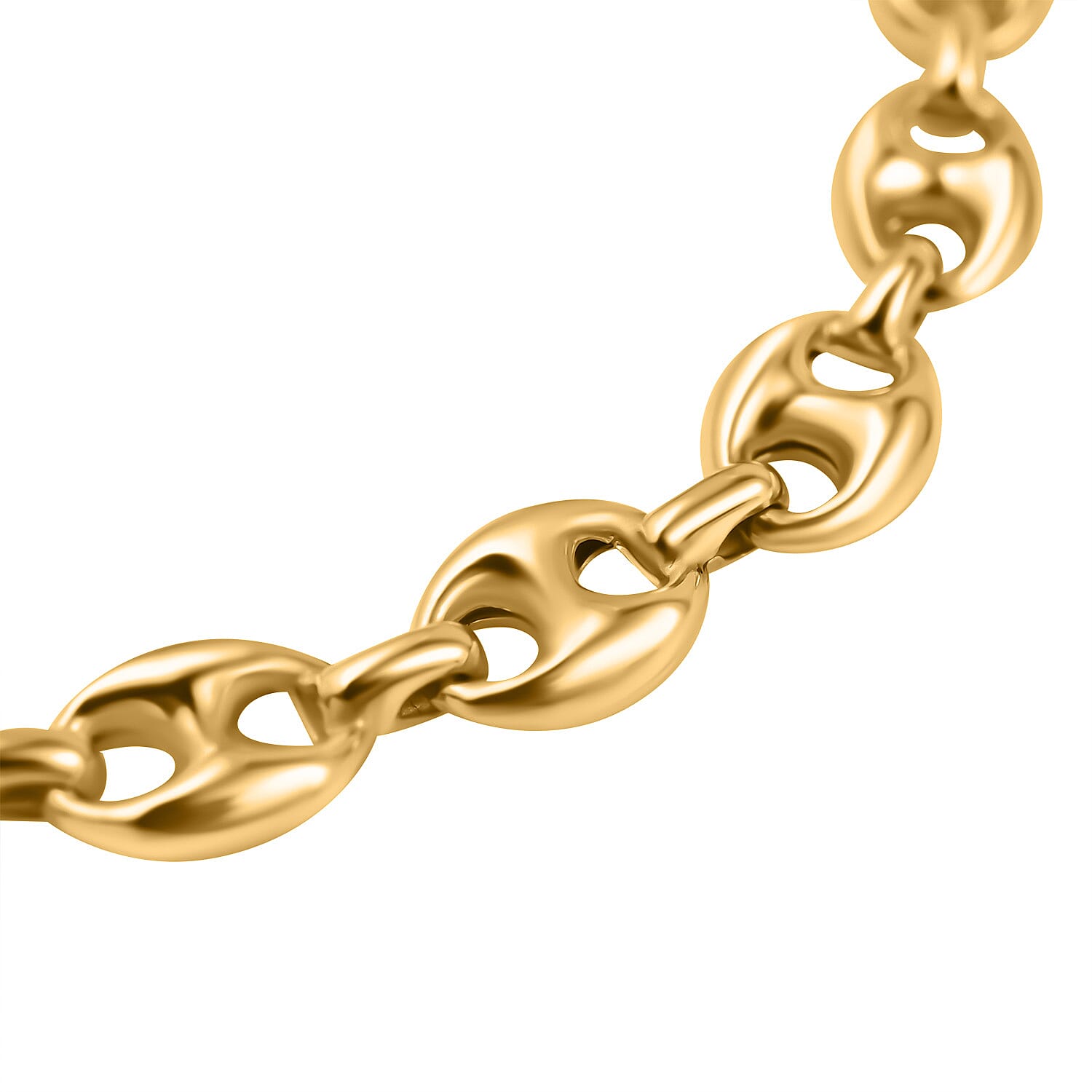Hatton Garden Closeout Deal - 9K Yellow Gold Mariner Bracelet (Size - 7.5), Gold Wt. 5.00 Gms