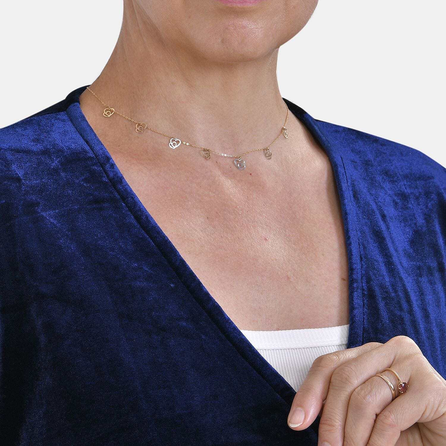 Luxury Velvet V-Neck Blouse - Black