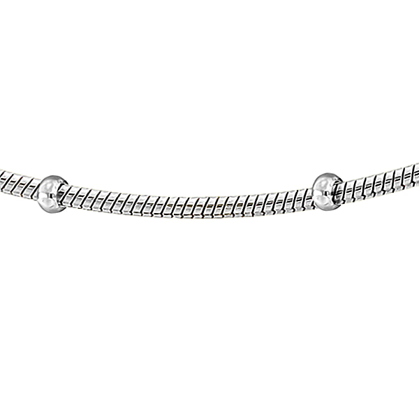 Sterling Silver 2.1mm Round Snake and Ball Chain 16 Inch - 7599018 - TJC