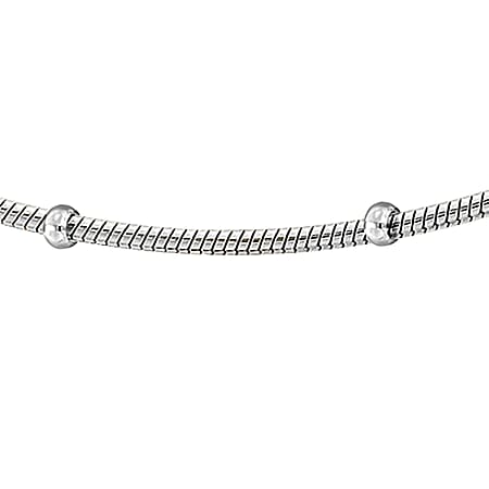 Sterling Silver 2.1mm Round Snake and Ball Chain 16 Inch Sterling Silver 2.1mm Round Snake and Ball Chain 16 Inch