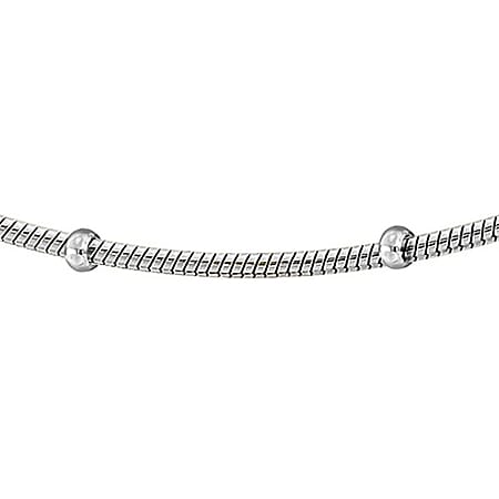 Sterling Silver 2.1mm Round Snake and Ball Chain 20 Inch