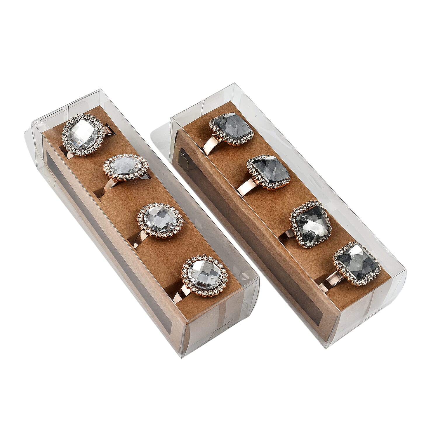 Set of 8 Napkin Rings