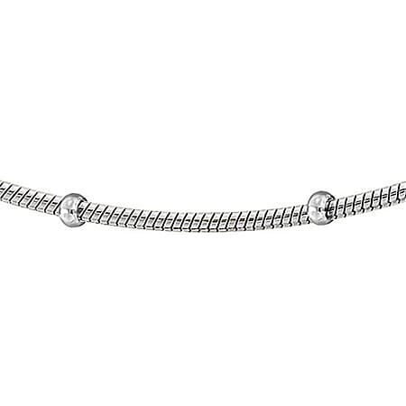 Sterling Silver 2.1mm Round Snake and Ball Chain 22 Inch