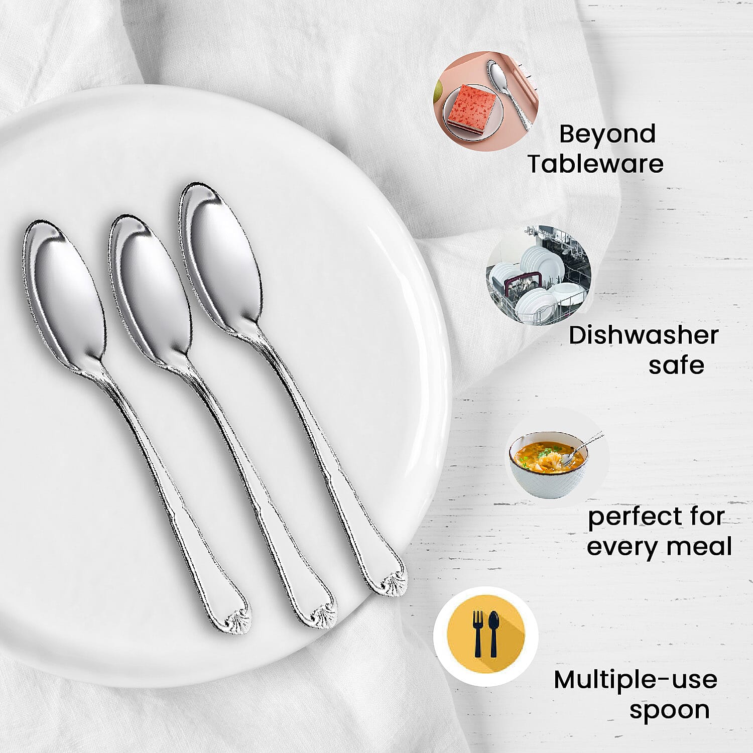 Five Star Close Out - Hallmarked 925 Sterling Silver Spoon (5 Inch), Silver Wt. 21.40  Gms