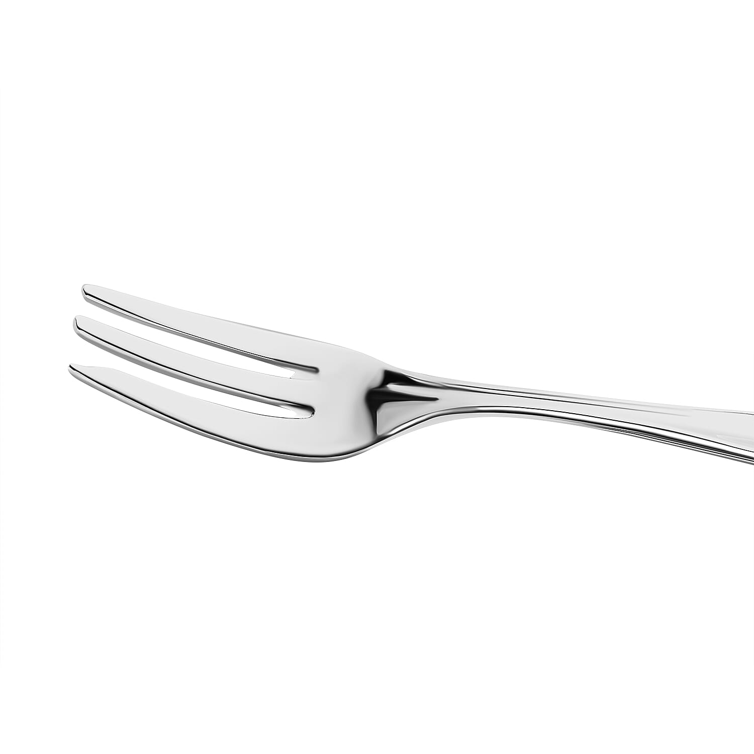 Five Star Close Out-  Hallmarked 925 Sterling Silver Cake Fork (5.5 Inch), Silver Wt. 24.34 Gms