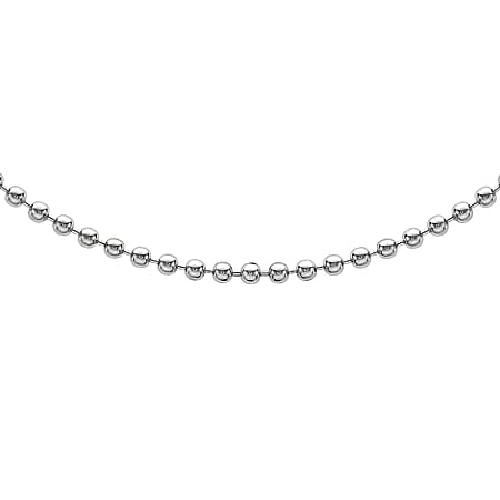 Sterling Silver 2mm Ball Chain 20 Inch