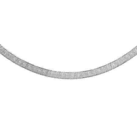 Sterling Silver Oval Snake Chain 16 Inch