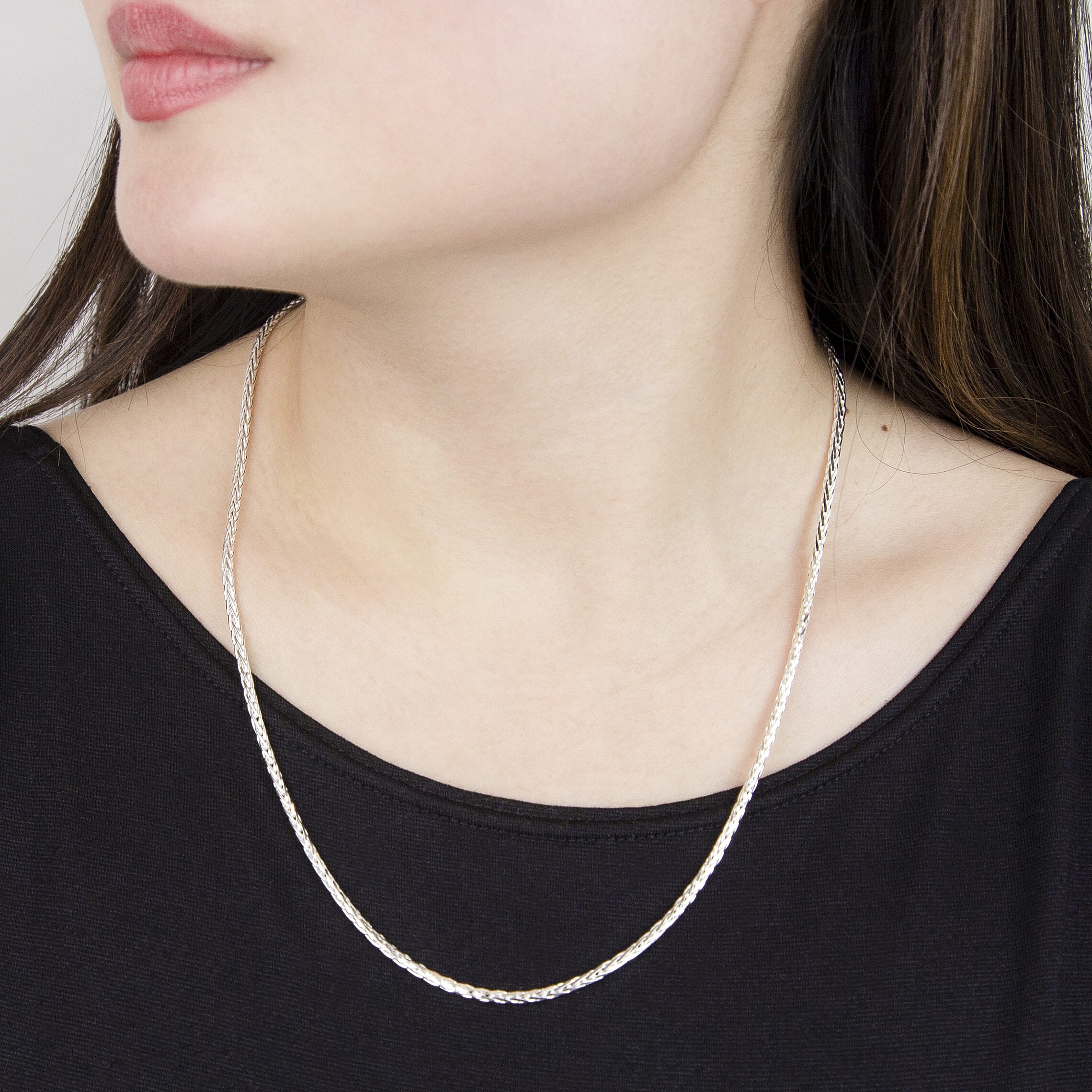 Sterling Silver Chain (Size - 20),  Silver Wt. 11 Gms