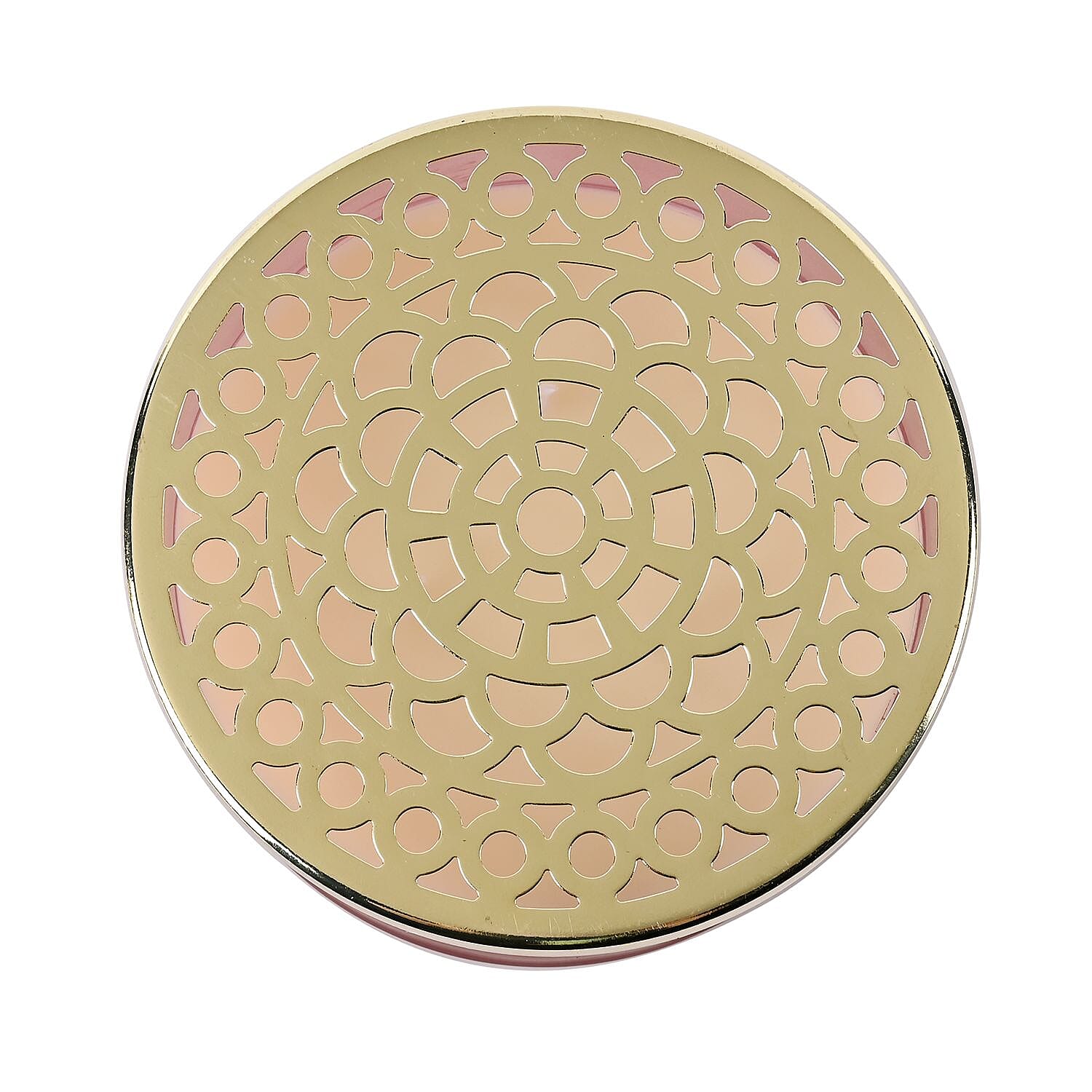 The 5th Season Frosted Glass Aromatherapy Scented Wax Candle with Lid (Sugar Rasberry) - Pink 650g