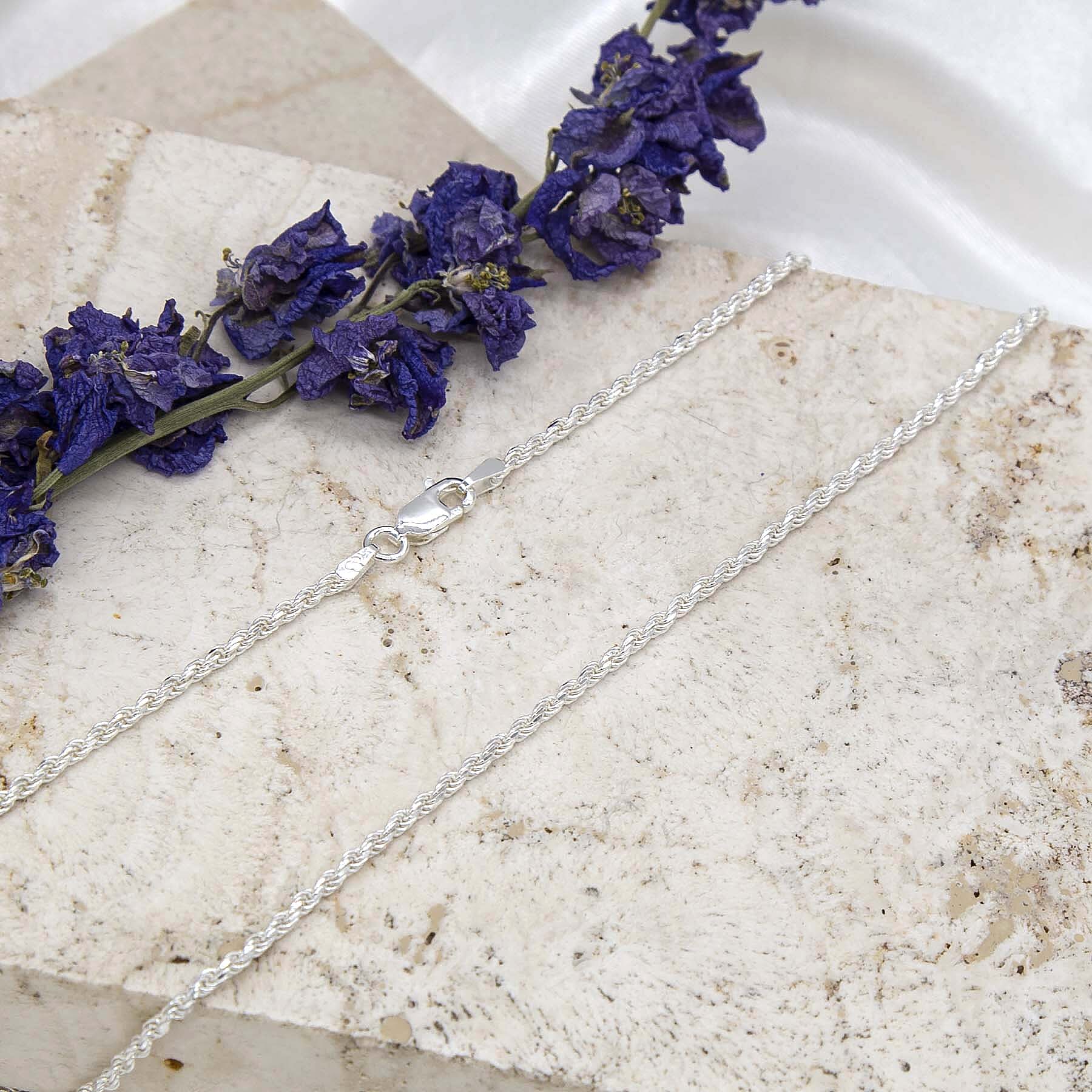 Sterling Silver Chain (Size - 16),  Silver Wt. 5.2 Gms