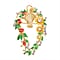 Multi Colour Crystal Rudolph Brooch